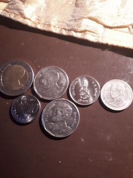 6 monety Tajlandia