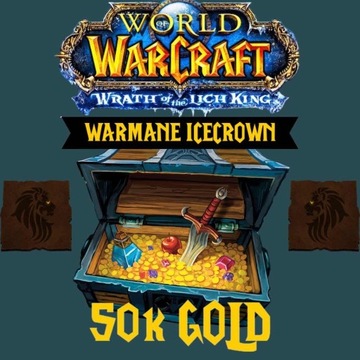 WoW GOLD 50000G WARMANE ICECROWN SZYBKA WYSYŁKA