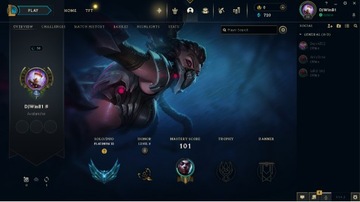 KONTO LEAGUE OF LEGENDS EUNE PLAT3 36LVL HANDLVL