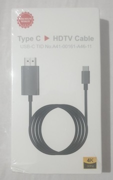 KABEL ADAPTER PRZEJŚCIÓWKA USB-C 3.1 DO HDMI 4K MHL