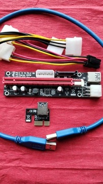RISER PCI - E1x PCI -E 16X Wysoka moc