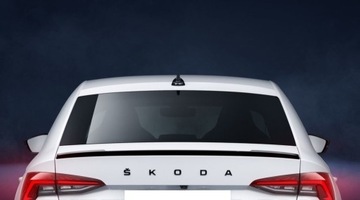 Napis emblemat czarny SKODA - "duży" nowe modele