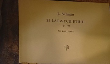 25 łatwych etiud na fortepian Ludwig Schytte 