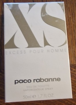 Paco Rabanne XS Excess Pour Homme   old 2012 żółte
