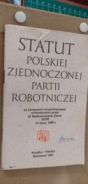 Album na zdjęcia PRL + Statut PZPR 1981 + Gratis