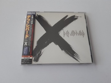 DEF LEPPARD - X  CD Japan z OBI Wyd. 2002 r.