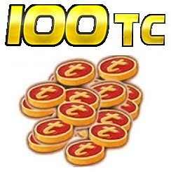 TIBIA COINS 100 TC WADIRA FLAMERA AMBRA ANTICA