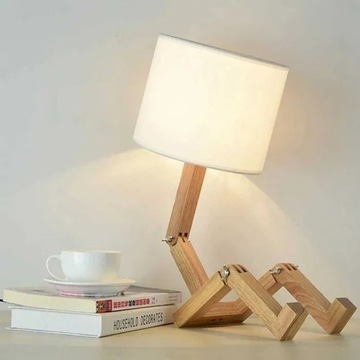 Kreatywna lampa stołowa ELINKUME Robot
