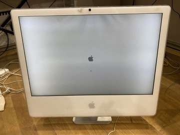 Apple imac 24" white uszkodzona grafika