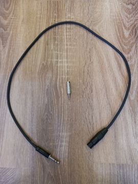 Kabel Jack 6,3 mm na XLR + Wtyczka z jack 6,3-3,5