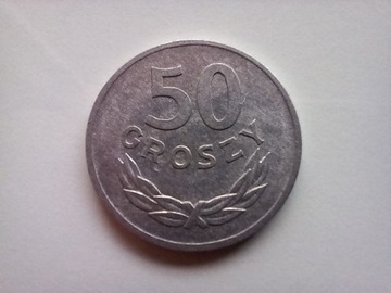 Moneta 50 groszy 1972 r 