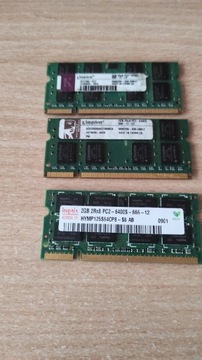 Pamięć RAM DDR2 laptopa 2gb