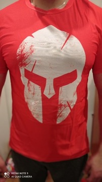 Koszulka t-shirt nadruk Spartan hełm