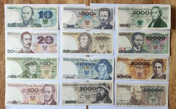 Banknoty polskie zestaw