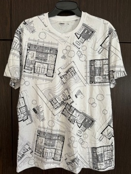 Koszulka męska M Carry drukowana z krótkim rękawem Tshirt bawełniany