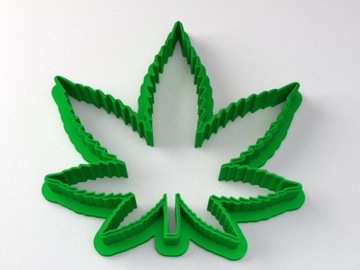 Forma do ciastek Marihuana