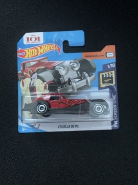 Hot Wheels Cruella De Vil 101 dalmatyńczyków