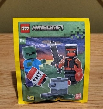 Lego Minecraft 662304 Ninja Zombie Wyrzutnia TNT