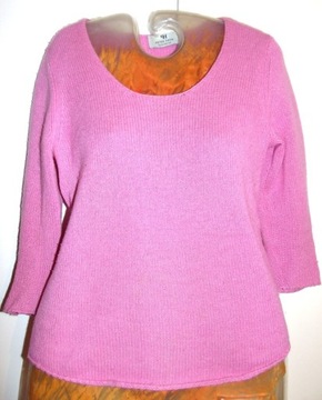 HP.  Różowy kaszmirowy sweter  36/38