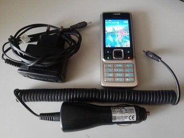 Nokia 6300+ ładowarka zwykła i samochodowa.