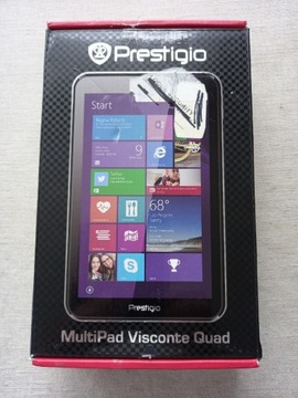 Puste pudełko po Prestigio MultiPad