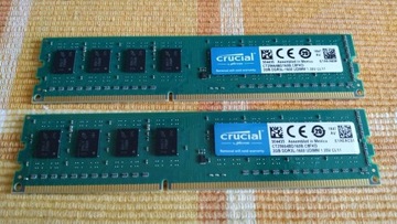 Crucial pamięci DDR3 2x2GB (4GB) 12800 1600MHz