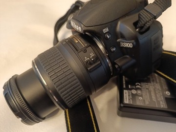 Nikon D3100 + obiektyw + plecak