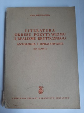 Literatura pozytywizmu klasa X bogusławska