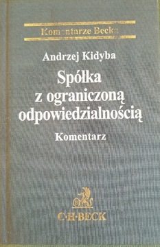 Kidyba, Spółka z o.o. Komentarz, Warszawa 1999