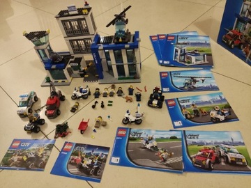 Lego City posterunek 60047 +60023+60006+60065