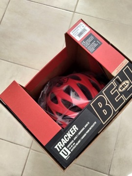 Nowy kask rowerowy Bell Tracker czerwony