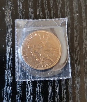 Replika monety „Jeden Czerwoniec”.