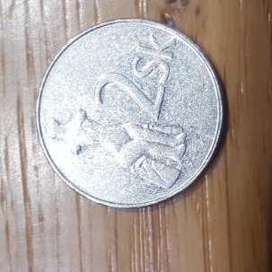 moneta Słowacja 2 korony 1995 r