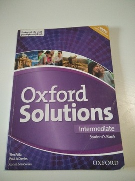 Oxford Solutions Intermediate podręcznik  jęz ang.