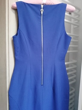 Sukienka ołówkowa niebieska biurowa Reserved 36