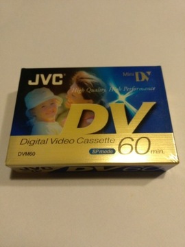 Kaseta JVC DV60 miniDV ME 60 M-DV60DE folia nowa