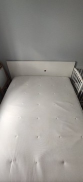 Łóżko Ikea MALM białe 160x200 z materacem