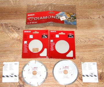 BOSCH DIAMOND MATERIAŁY BUDOWLANE + CERAMIKA 125mm