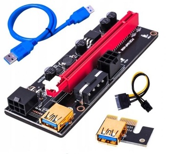 Riser GOLD 009S PCI-E 1x-16x USB3.0 - używany