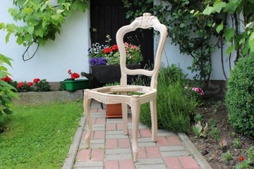 Stelaż krzesło surowe stylowe