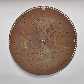 Płyta do Polifonu z XVIII-XIX. Średr. 39,5cm 