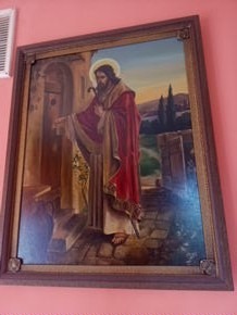 Obraz Pan Jezus u drzwi