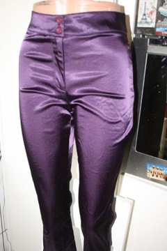 spodnie damskie fioletowe 36 S