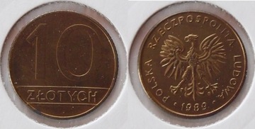 Moneta 10 złotych 1989 r.