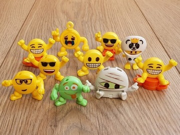 Figurki kinder niespodzianka 10szt emotki