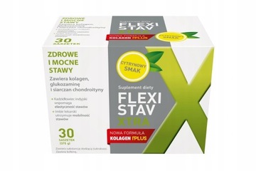 Flexistav Xtra 30 saszetek kolagen smak cytrynowy