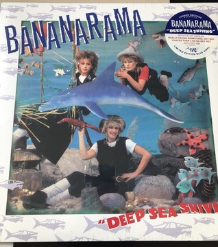 BANANARAMA DEEP SEA SKIVING winyl plus CD Blue Vin