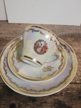 Zestaw śniadaniowy Triptis porcelana