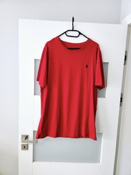 Oryginalna czerwona koszulka Ralph Lauren xxl