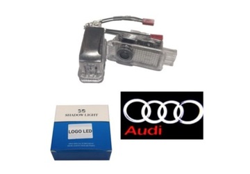 AUDI LED PROJEKTOR LOGO DRZWI A3 A4 A5 A6 A7 A8